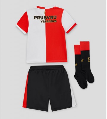 Feyenoord Hjemmebanetrøje Børn 2025-26 Kortærmet (+ Korte bukser)